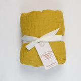 Layered Muslin Blanket - Yellow Ochre