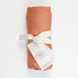 Supersoft Muslin Wrap - Orange Ochre