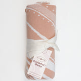 Ultra Soft Organic Cotton Blanket  - Ti Tree Lakes Brown Ochre