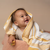 Ultra Soft Organic Cotton Blanket - Ti Tree Lakes Yellow Ochre