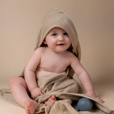 Hooded Towel Soft Brown Ochre