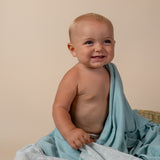 Soft Jersey Knit Wrap - Ocean Blue