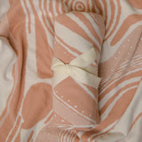 Ultra Soft Organic Cotton Blanket  - Ti Tree Lakes Brown Ochre