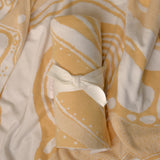 Ultra Soft Organic Cotton Blanket - Ti Tree Lakes Yellow Ochre