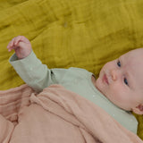 Layered Muslin Blanket - Soft Pink Ochre