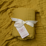 Layered Muslin Blanket - Yellow Ochre